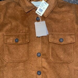 Thread and supply lined Lightweight Shirt Jacket